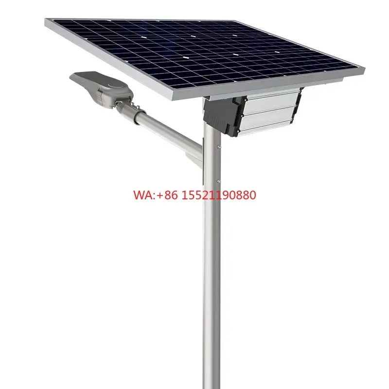 wmwmnu 30W High Efficiency Split Solar Street Light Commercial Outdoor Lighting for Municipalities