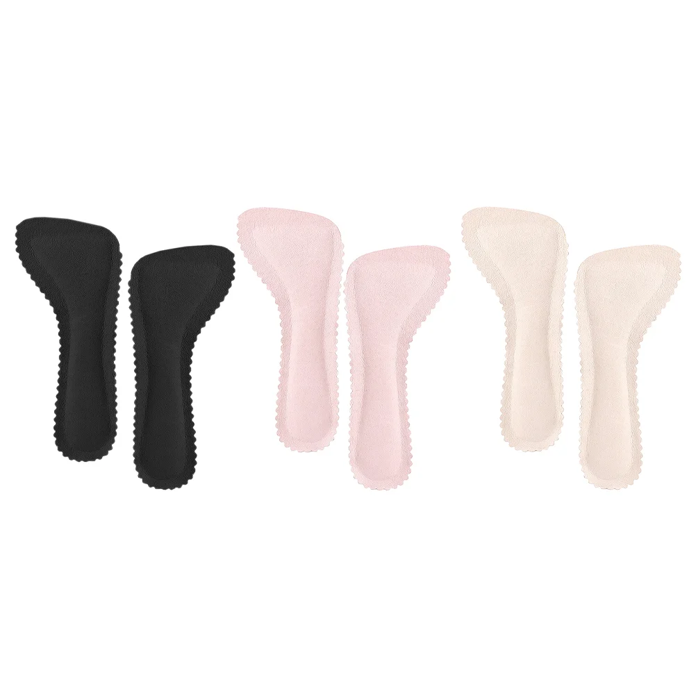 

3 Pairs Sandals Pad Insert Pads High-heel Accessory Shoe Insoles Anti-wear Shoes Inserts Heels Floor Mat Self-adhesive