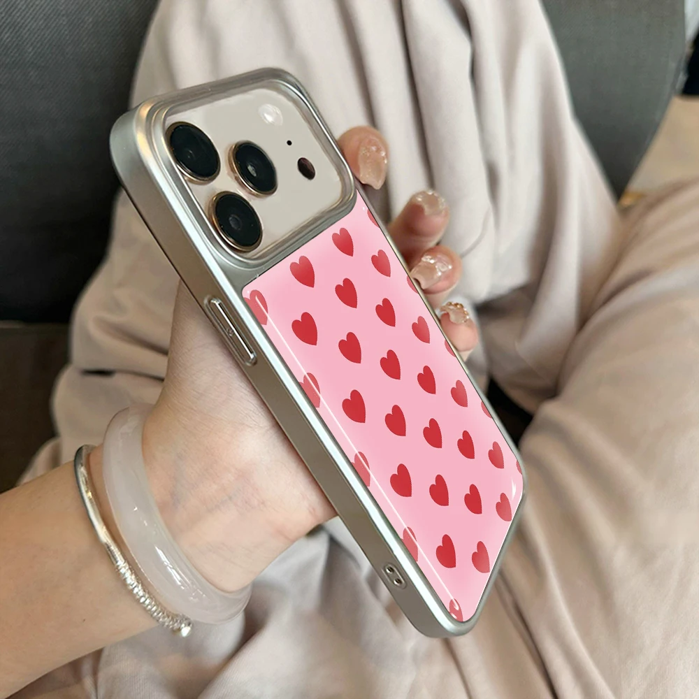 Minimalistisches Love-Design Drop-Glue-Hülle für iPhone 15 17 13 Pro Max Phone 11 12 ProMax 14 15 16 Plus Hüllen Stoßfeste Luxus-Funda – Detail 12