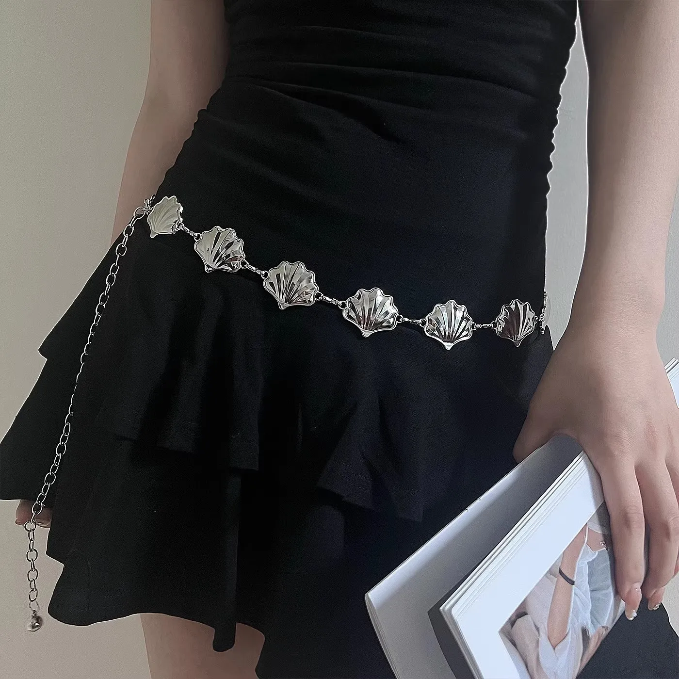 Sommerliche Metall-Taillenkette, Retro-Schmetterlings-Dünngürtel-Accessoires, Hunderte passende Kleider, Gürtelketten, hochwertig – Detail 6