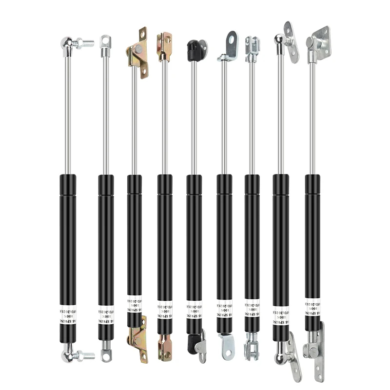 Gas spring hydraulic rod support rod gas strut upturned door cupboard bedstead window telescopic heavy-duty bold pneumatic rod