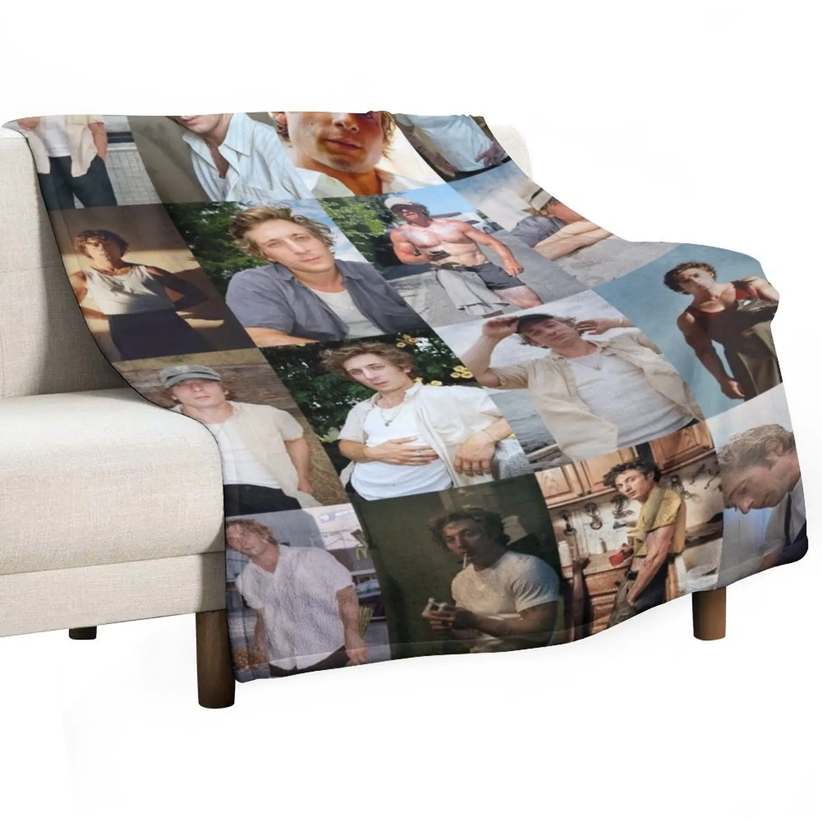 

Jeremy Allen White Throw Blanket Blankets For Sofas Comforter anime Softest Blankets