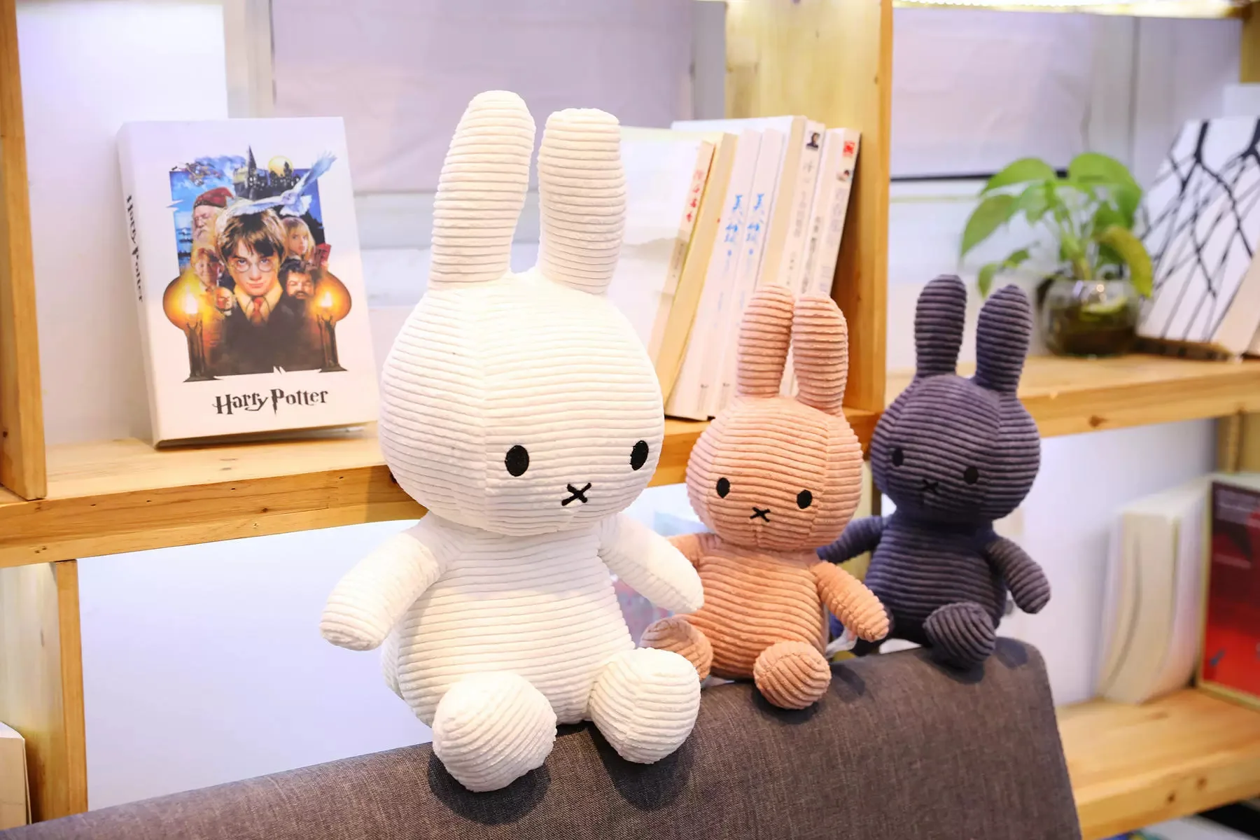 Niedliches Cartoon Miffy Kaninchen Plüschtier, Weiche Baumwollpuppe, Einfacher Schlafbegleiter, Kinder-Komfortkissen, Geschenkspielzeug – Detail 8