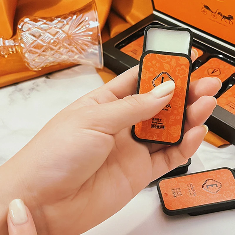 مجموعة عطور صلبة مكونة من 4 قطع، عطر زهري وفواكه، عطر يدوم طويلاً، عطر خفيف ومحمول، فكرة للهدايا/يوميًا