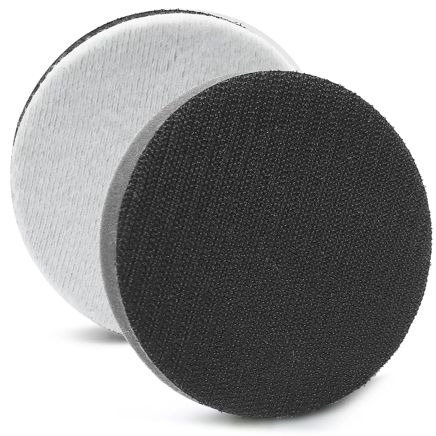 2Pcs 6Inch Interface pad, Orbital Sander Foam Pad, Hook and Loop Soft Density Sponge Cushion Buffer Backing Pad