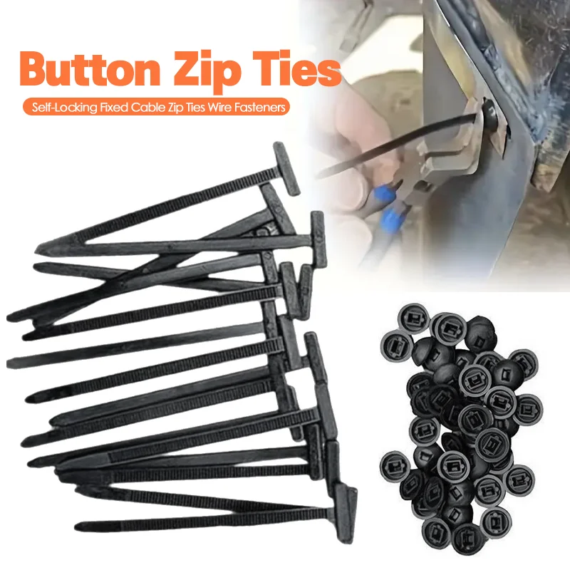 20/50/100Pcs Nylon Self-locking Cable Zip Ties Universal Heavy Duty Wire Strap Buckle Fixing Fastener Tool