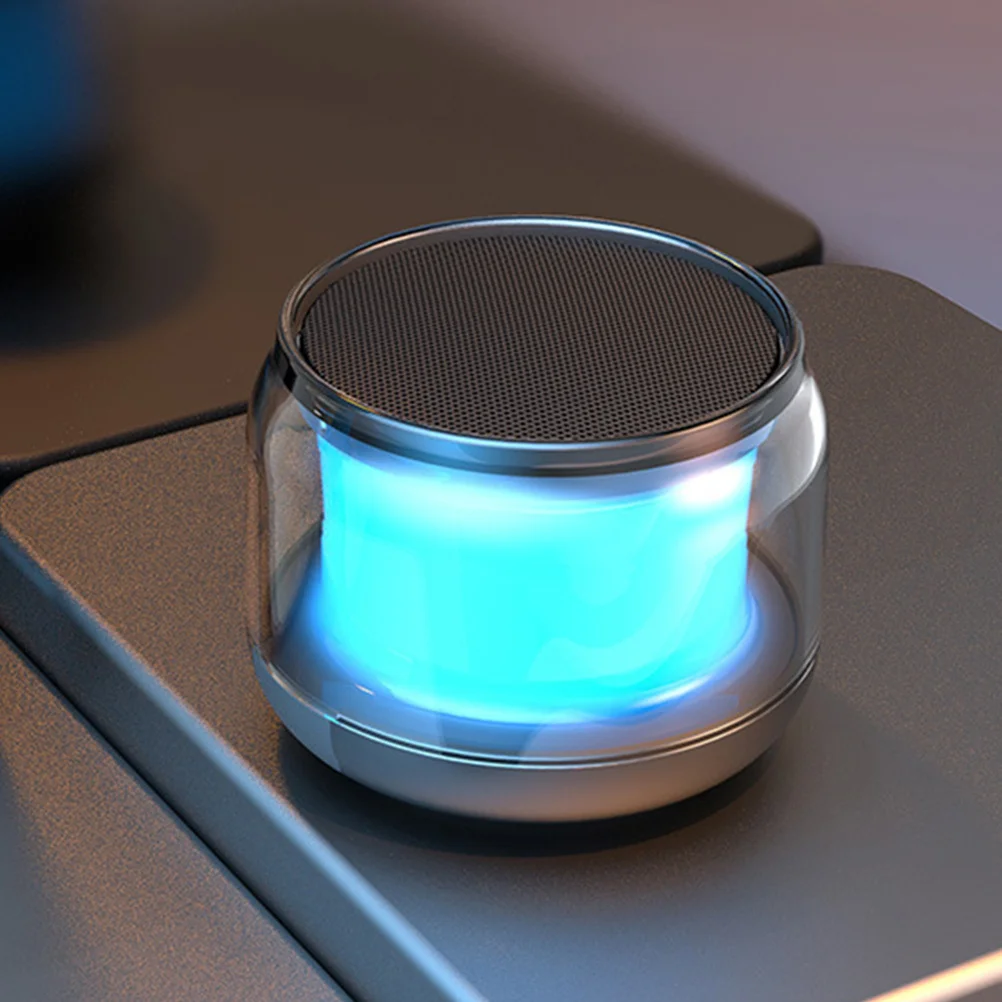 

Speaker With Led Lights Night Light Portable Wireless Stereo Bass Music Box For Outdoor Travel Desktop Gifts