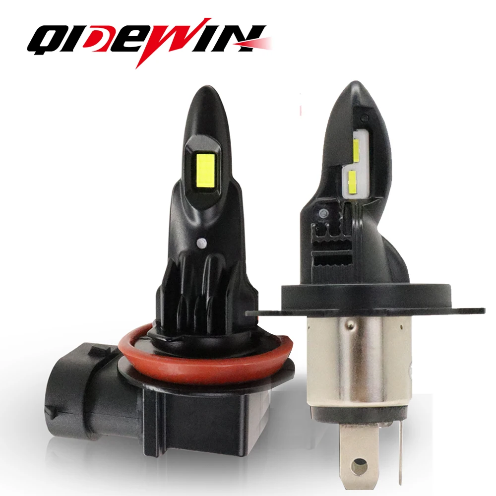 

2PCS H11 H8 LED Bulb H9 Canbus 9005 HB3 9006 HB4 Mini Headlight Fog Light CSP for Car Auto H1 H3 H4 H7 Fog Lamp White 6000K