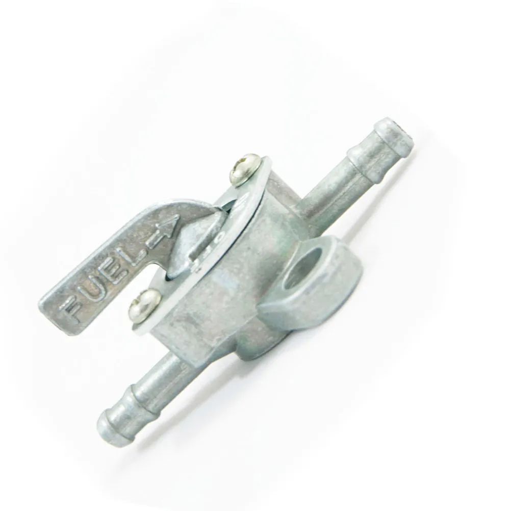 Zinc Alloy on Off Fuel Shutoff Valve Petcock for Generator Gas Tank 2T 4T Engine Silver 5.5cm Total Length 0.6cm Outlet Diameter - view 2