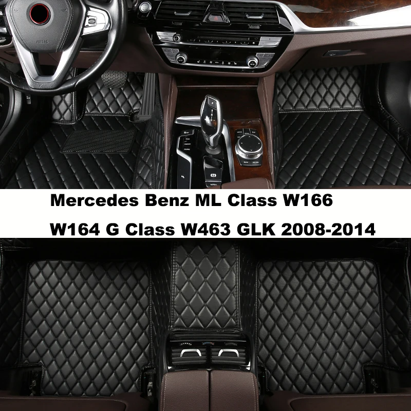 

Custom Full Coverage Car Floor Mats for Mercedes Benz ML Class W166 2012-2016 W164 G Class W463 GLK 2008-2014 Car Accessories