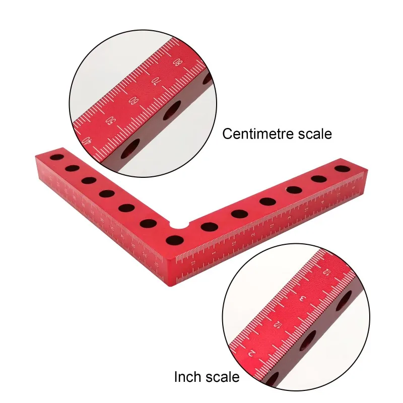 QYQRQF 90 Degree Clamp 2 Sets Corner Clamps 5.5x5.5inch 90 Degree Positioning Square Aluminum Alloy Clamps for Woodworking