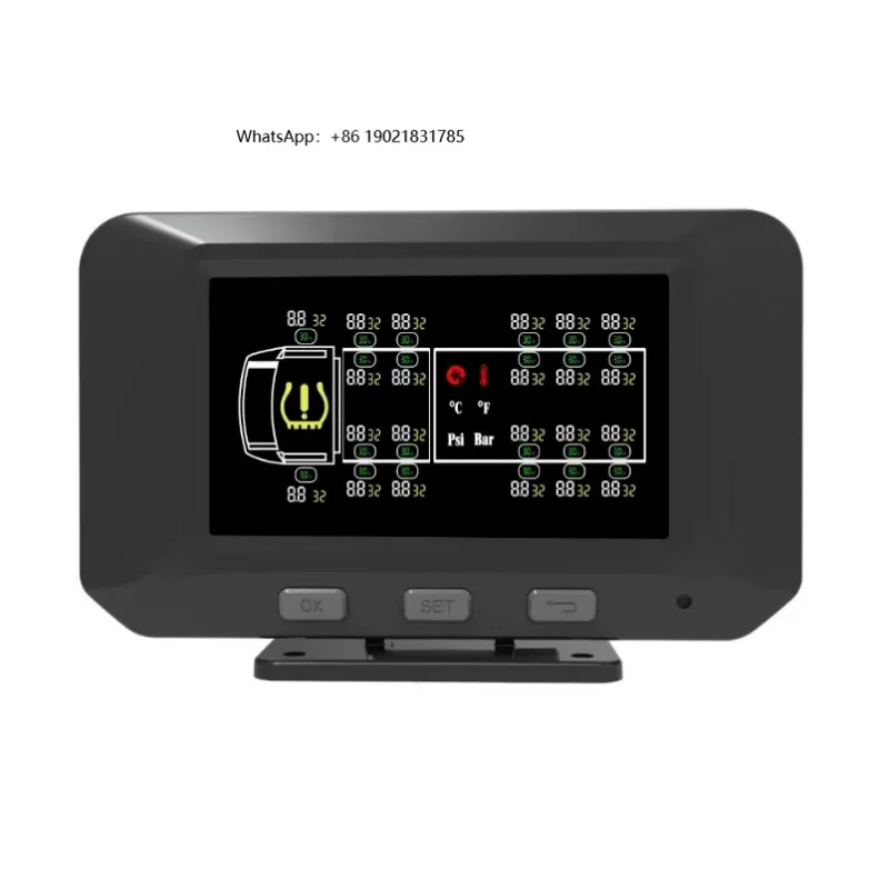 6-Tire TPMS for Bus and Truck RS232 Tire Pressure Monitoring System