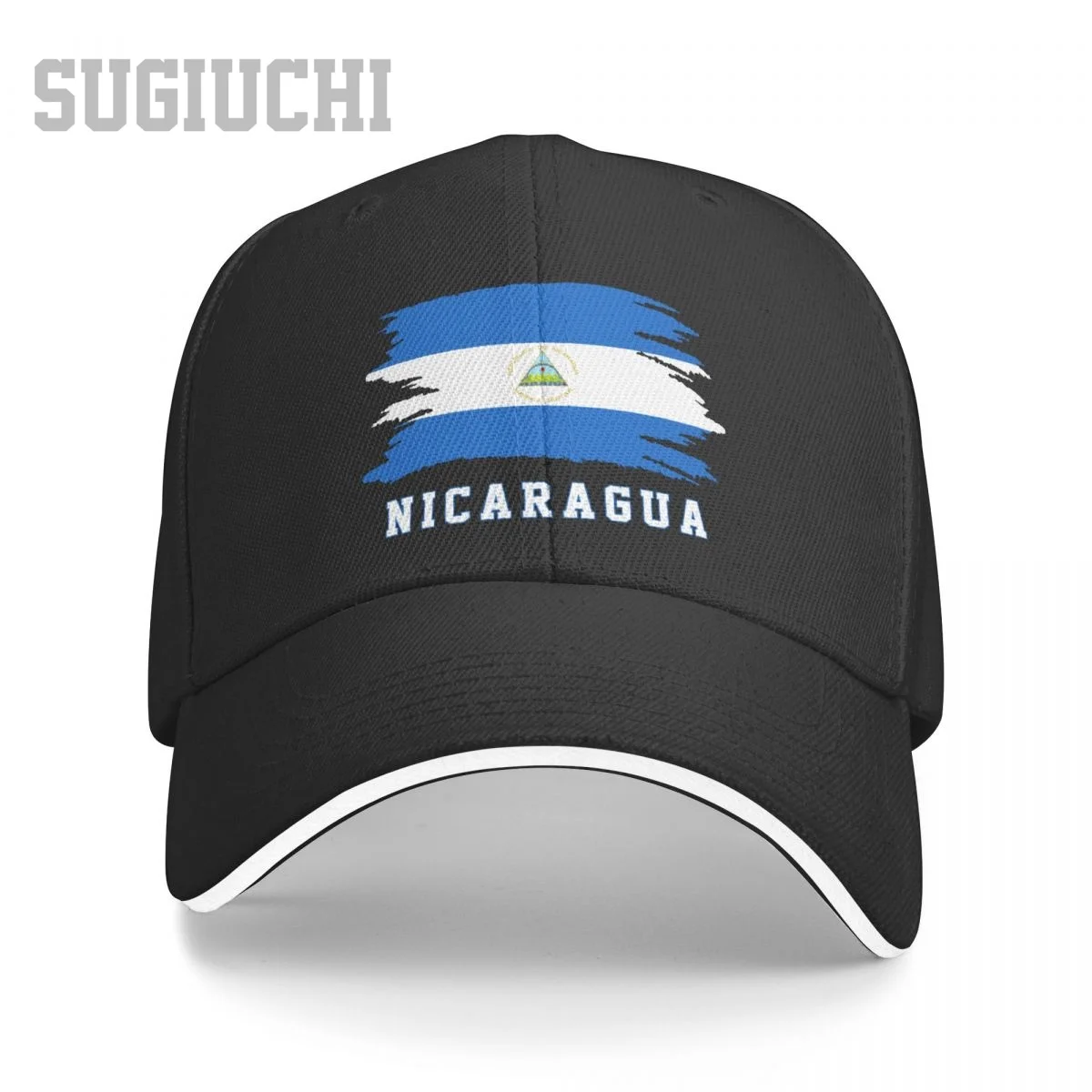 Unisex Sandwich Nicaragua Flag Nicaraguans Baseball Cap Men Women Hip Hop Caps Snapback Golf Hat Fishing
