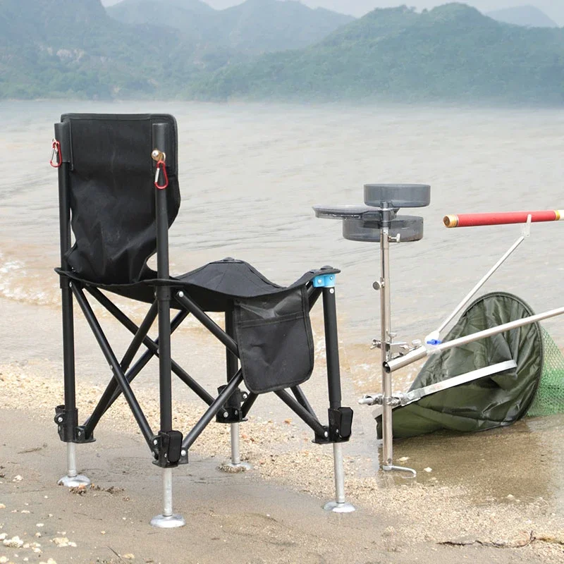 Nordic Camping Beach Chairs Professional Fishing Lightweight Beach Chair Folding Portable Outdoor Furniture Kursi Memancing LLBC