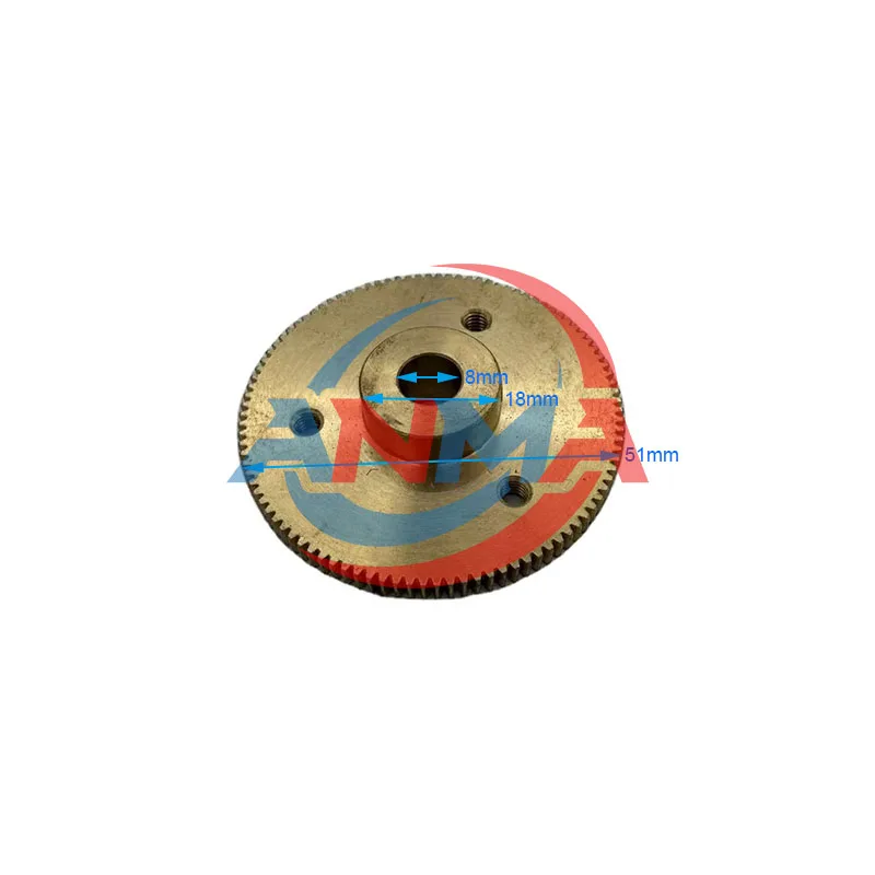 2Pieces 51x10x8mm Motor Gear 100 teeth C5.072.263 For SM102 CD102 Offset Printing Machine Parts