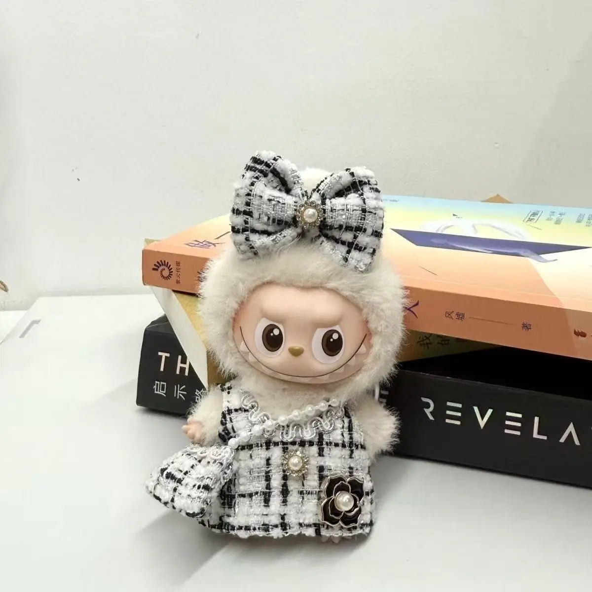 Robe de poupée 10cm, tenues à la mode pour Labubus 4.0, joli cadeau d'anniversaire, vêtements de styliste à collectionner, accessoires