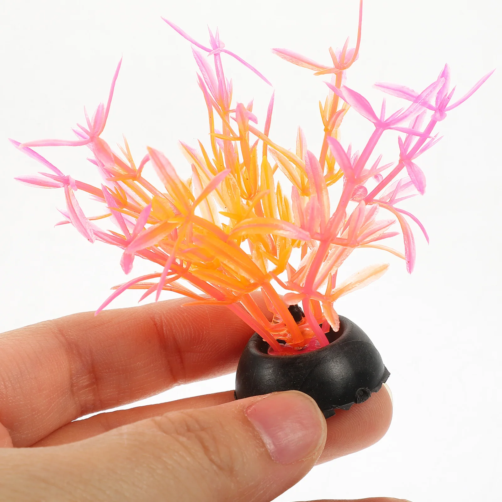 

20pcs Aquarium Plants for Fish Tank Decor Small Plastic Faux Succulents Floating Replaceable Pet Supplies Landscaping