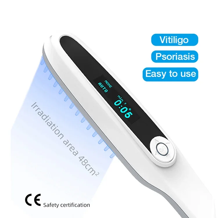 Household UVB lamp 311nm narrow band Handheld Ultraviolet Phototherapy Device for Vitiligo and psoriasis