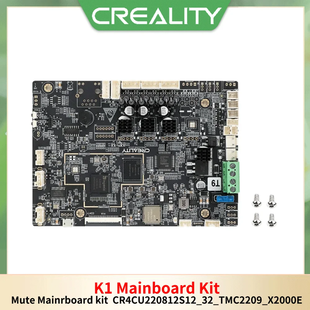 

Creality Original K1 or K1 MAX Motherboard Silent Board Upgraded CR4CU220812S12 32Bit TMC2209 X2000E Mainboard 3D Printer Parts