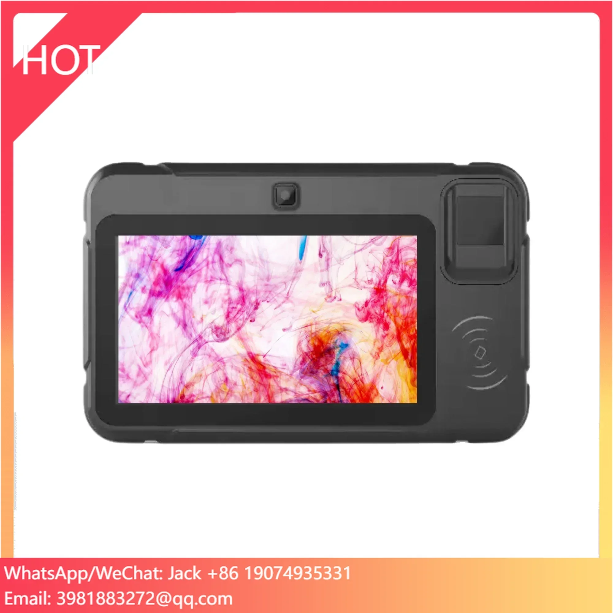 

Thinckin Customization 7 Inch Mobile Biometric Fingerprint Reader For University Bank Hotel Insurance