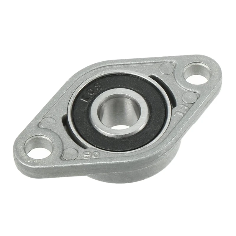 Cojinete de bloque de almohada Kfl08 de 16 piezas, rodamiento de brida rómbica de aleación de Zinc de 8Mm de diámetro, para Cnc