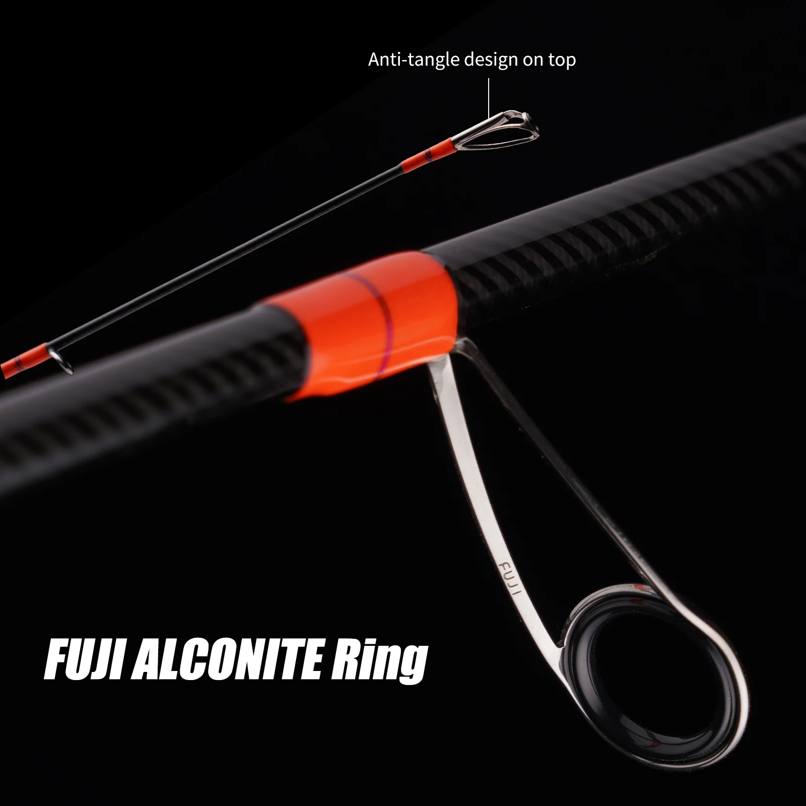 PURELURE 7.6FT ML Spinning Casting Fishing Rod 30+40T Carbon Fuji Guide F Action Lure Rod Fuji Ring Bass Pike Fishing Rod