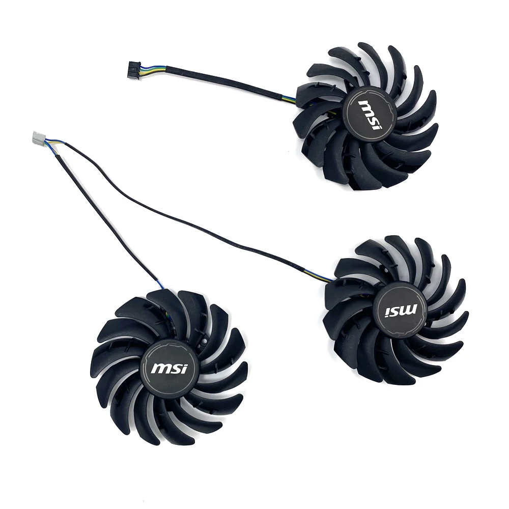 Nieuwe 85Mm 4pin 12V 0.40a Pld09210s12hh Rtx 3080 Gpu Ventilator Voor Msi Rtx 3070 3080 3090 Ventus 3x Gaming Grafische Kaart Koelventilator