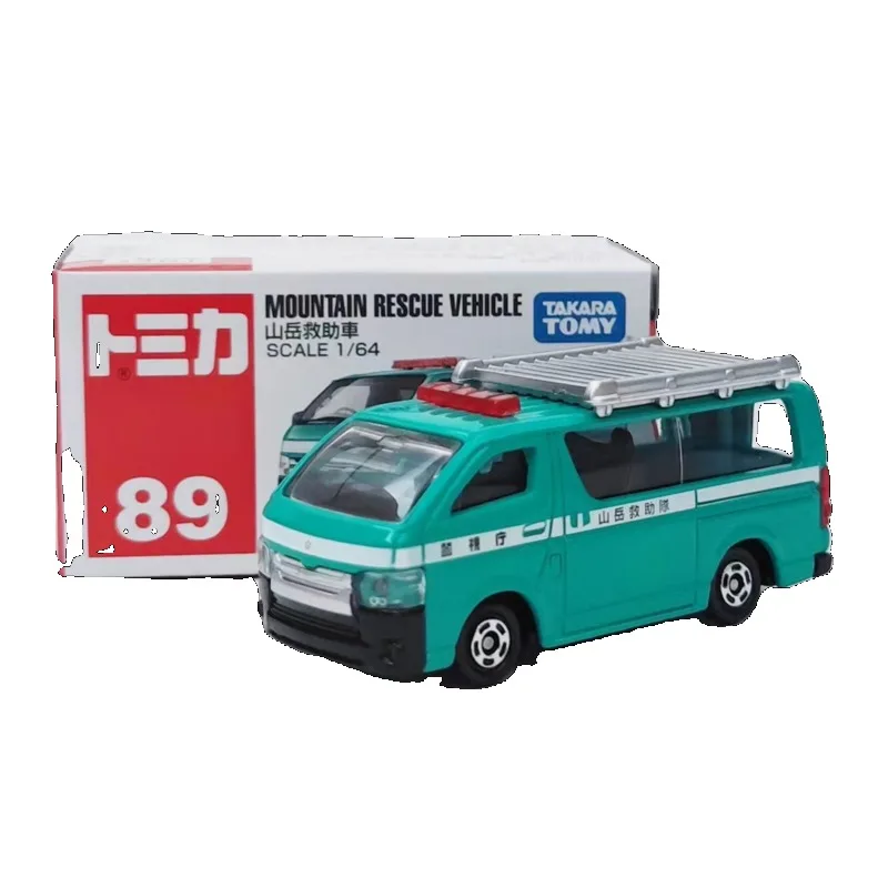 

TAKARA TOMY 89 Red White Box Mountain Rescue Car Simulation Alloy Diecast Car Toy Desktop Decoration Collection Gift