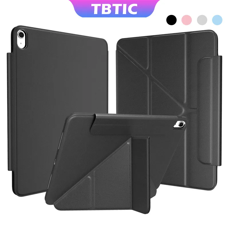 

TBTIC For iPad Case Without Pencil Holder 11th A16 2025 10th Gen Generation 10.9 Leather Cover Casing A3354 A3355 A3356 A2696