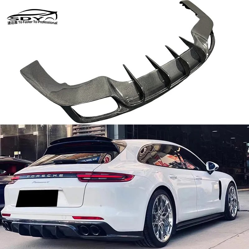 

Panamera 971 F Style High Quality Carbon Fiber Rear Diffuser Rear Bumper Li Rear Separator for Panamera 971