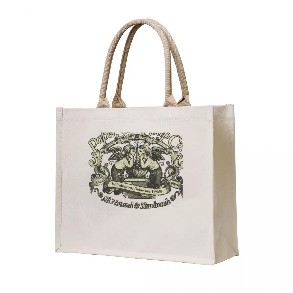 

Paper Street Soap Company Vintage Tote Bag Canvas bag for women shopping bags foldable supermarket folding bag