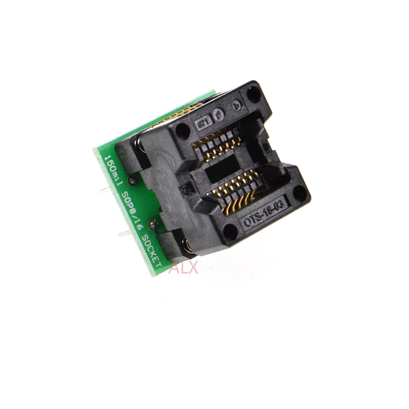 SOIC16 SOIC 16 SOP16 TO DIP16 programmer adapter socket Body Width 3.8MM 150MIL IC SOCKET CONVERTER test chip