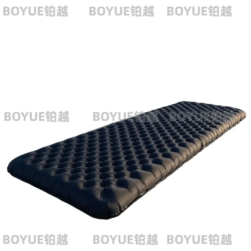 Ultra Light High R Value Portable Inflatable Sleeping Pad Quiet Comfortable Outdoor Camping Mat Thickened Wide Self Inflating