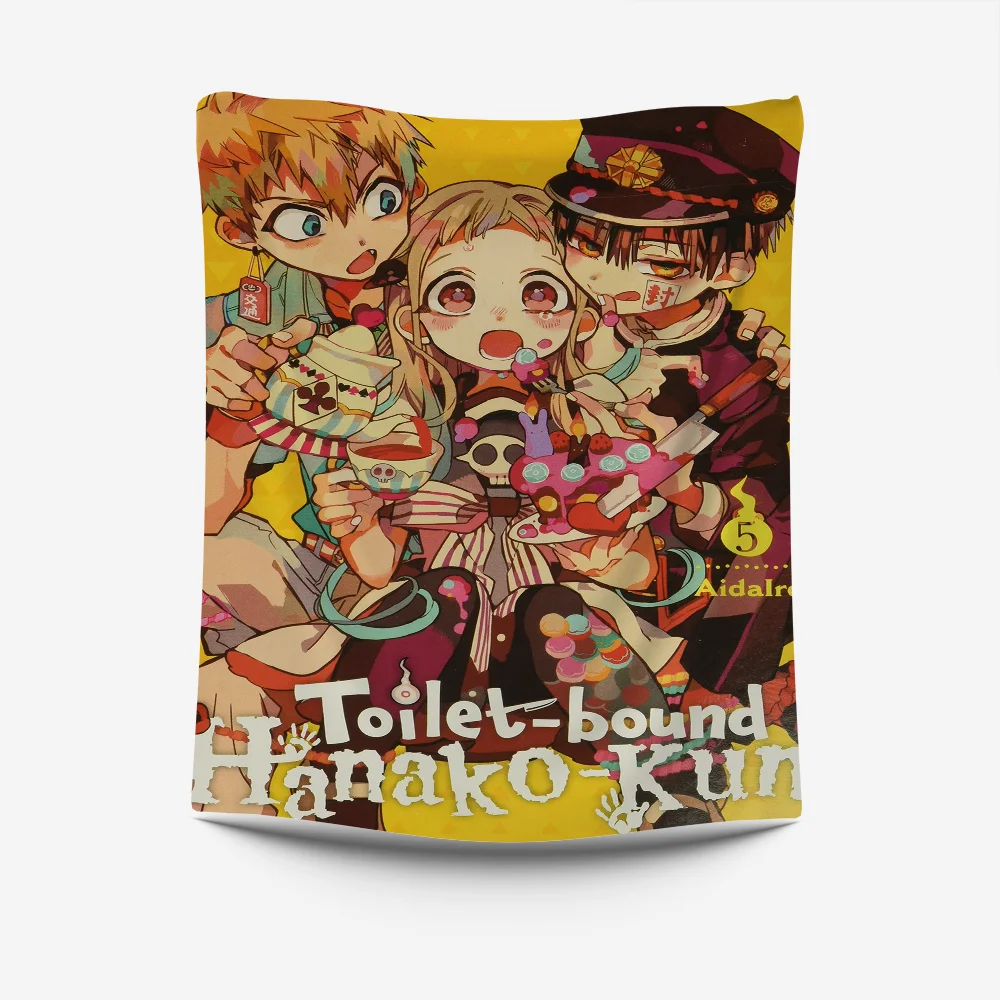 Toilet Bound Hanako kun Tapestry Creative Pattern Photo Living Room Wall Art Tapestry Decor Party Outdoor Decorate Banners