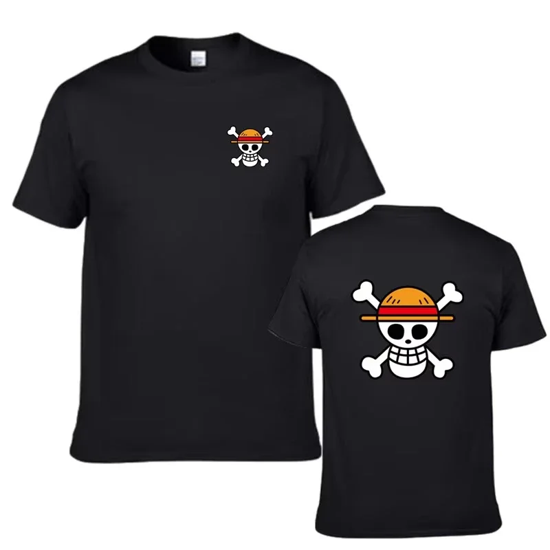 

Men LUFFYS FLAG Ones Anime Pieces Men T Shirt 100% Cotton Clothing Vintage Women Cotton Tshirt Men Clothing Tshirt