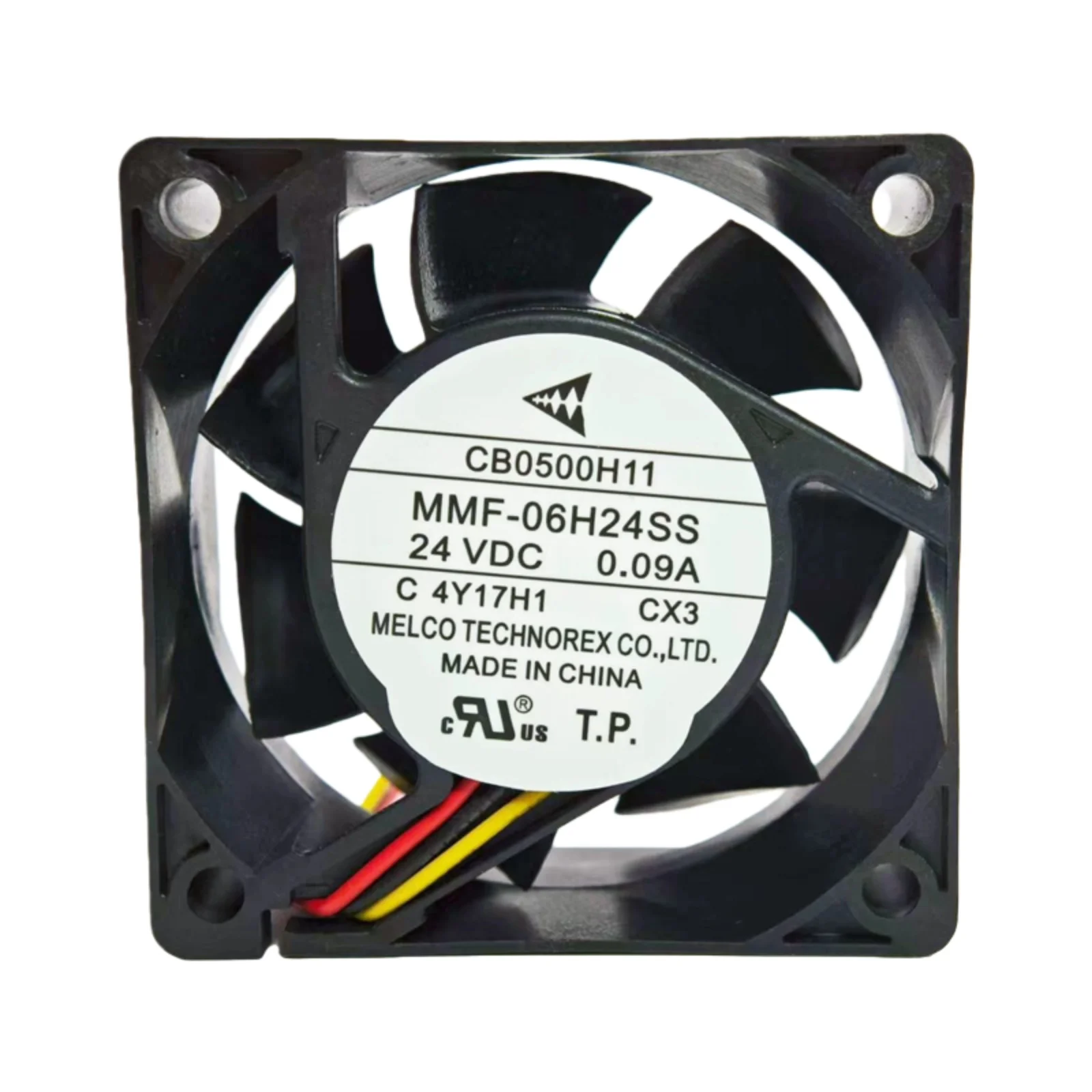 New Original  MMF-06H24SS CX3 Original 60x60x25mm DC24V Cooling Fan 3-Wire Tachometer for Inverter VFD Industrial Fan 6025