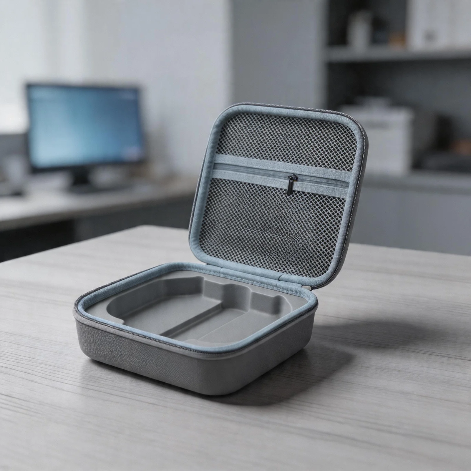 PU Leather Carrying Case Built for DJI NEO2 Offering Reliable Protection Against Rain and Spills During Travel and Daily Use