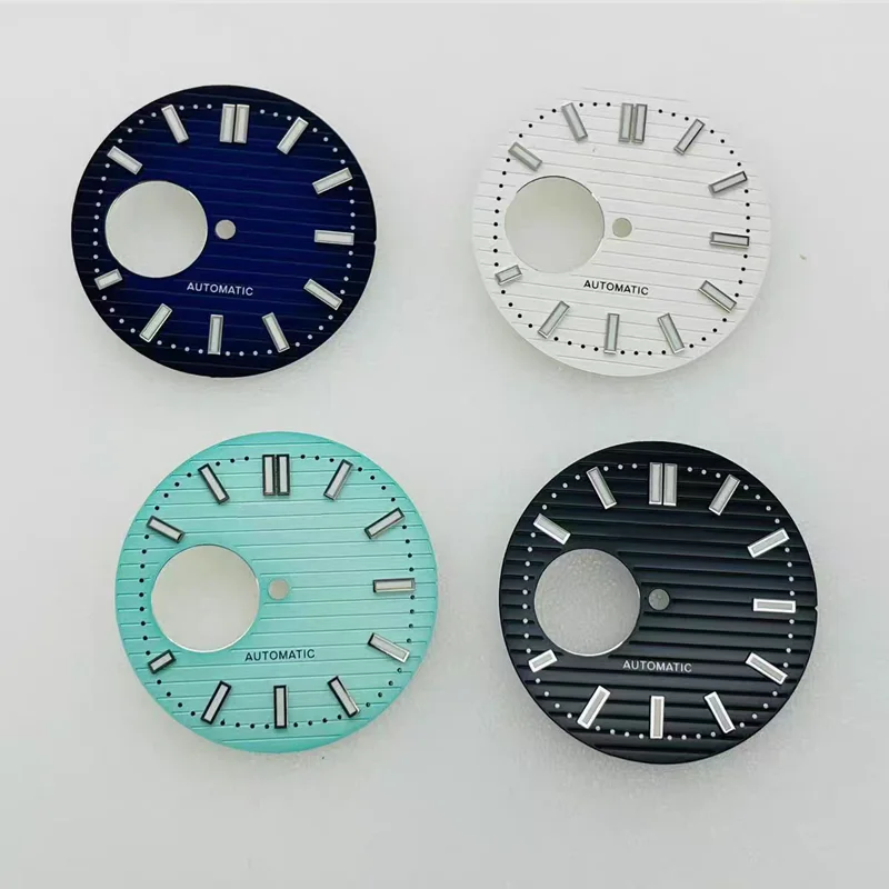 

30.5mm NH38 Dial Nautilus Diving Surface Green Luminous Dial is suitable for movement model NH38 watch accessories