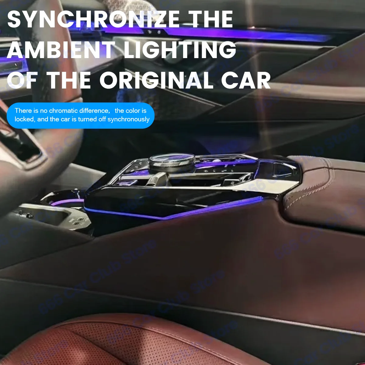 15 cores led lâmpada de mesa controle central para bmw nova série 5 i5 g60 g68 sela lâmpada luzes decorativas no carro luz ambiente