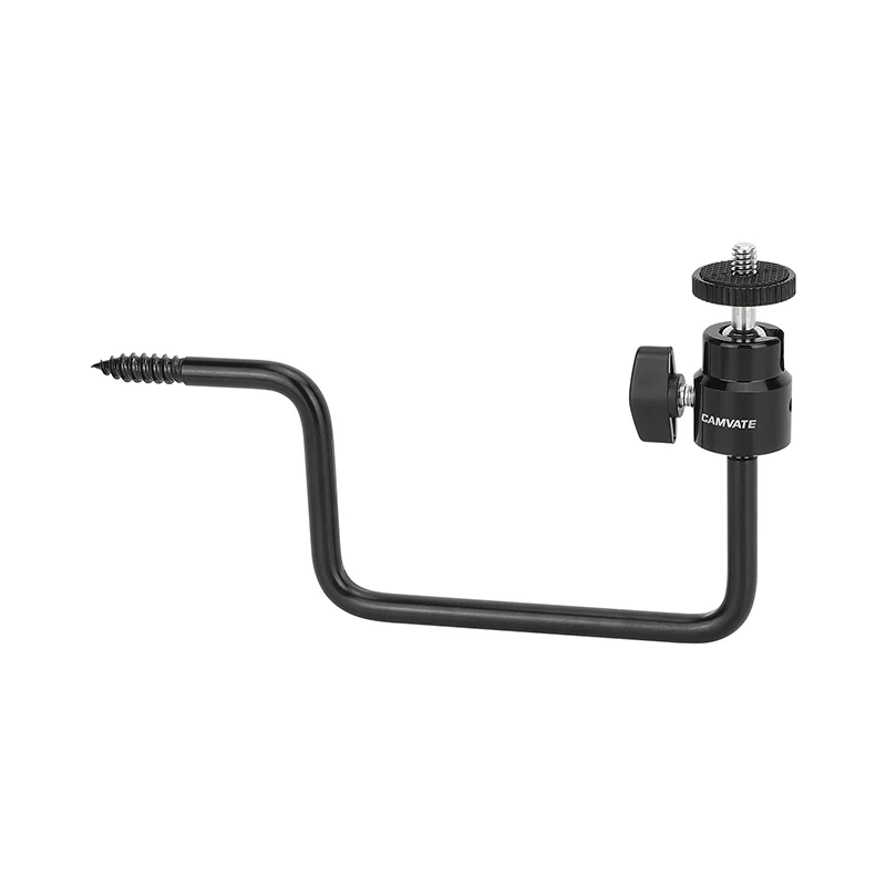 HDRIG Universal Trail Camera Holder Tree Mounting Bracket 1/4 inch Security Camera Screw Holder Stick Camera Stand