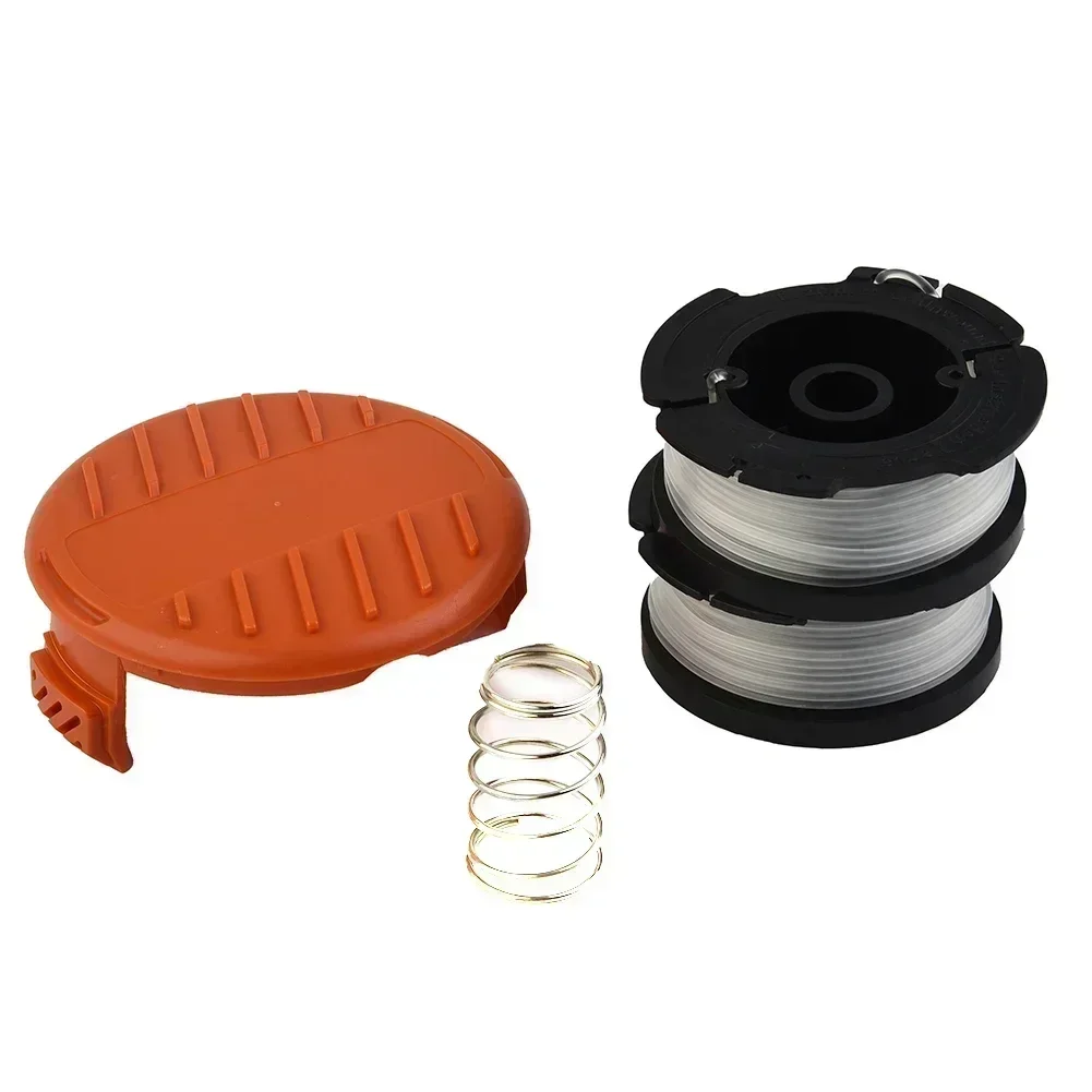 2 шт. катушка триммера + 1 шт. крышка для Black & Decker 3630L 3630L20 120 13 14 1423 2000 GL 544 280 425SC 30 301