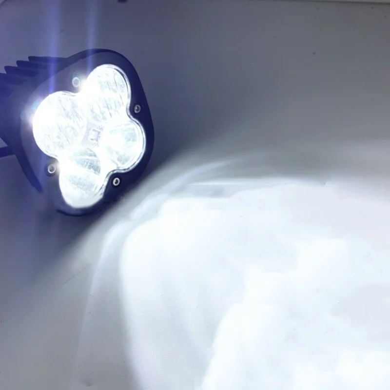 3.1in LED ضوء العمل 40W RGB 6000K مع قوس قابل للتعديل العالمي لسيارة دراجة نارية