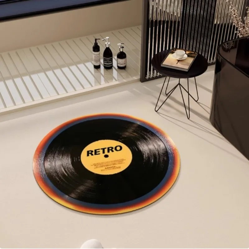 

VIKAMA Summer Bathroom Premium Absorbent Floor Mats Diatomite Retro Creative Dirty Resistant Anti-slip Carpet Home Decorations