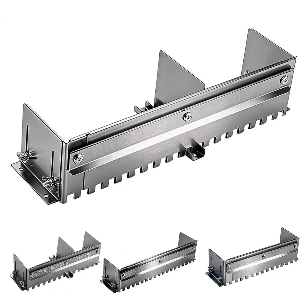 

Adjustable Metal Mortar Trowel Heavy Duty Stainless Steel Tiles Levelers Large Tiles Flooring Sand Leveling Tiling Paving Tool