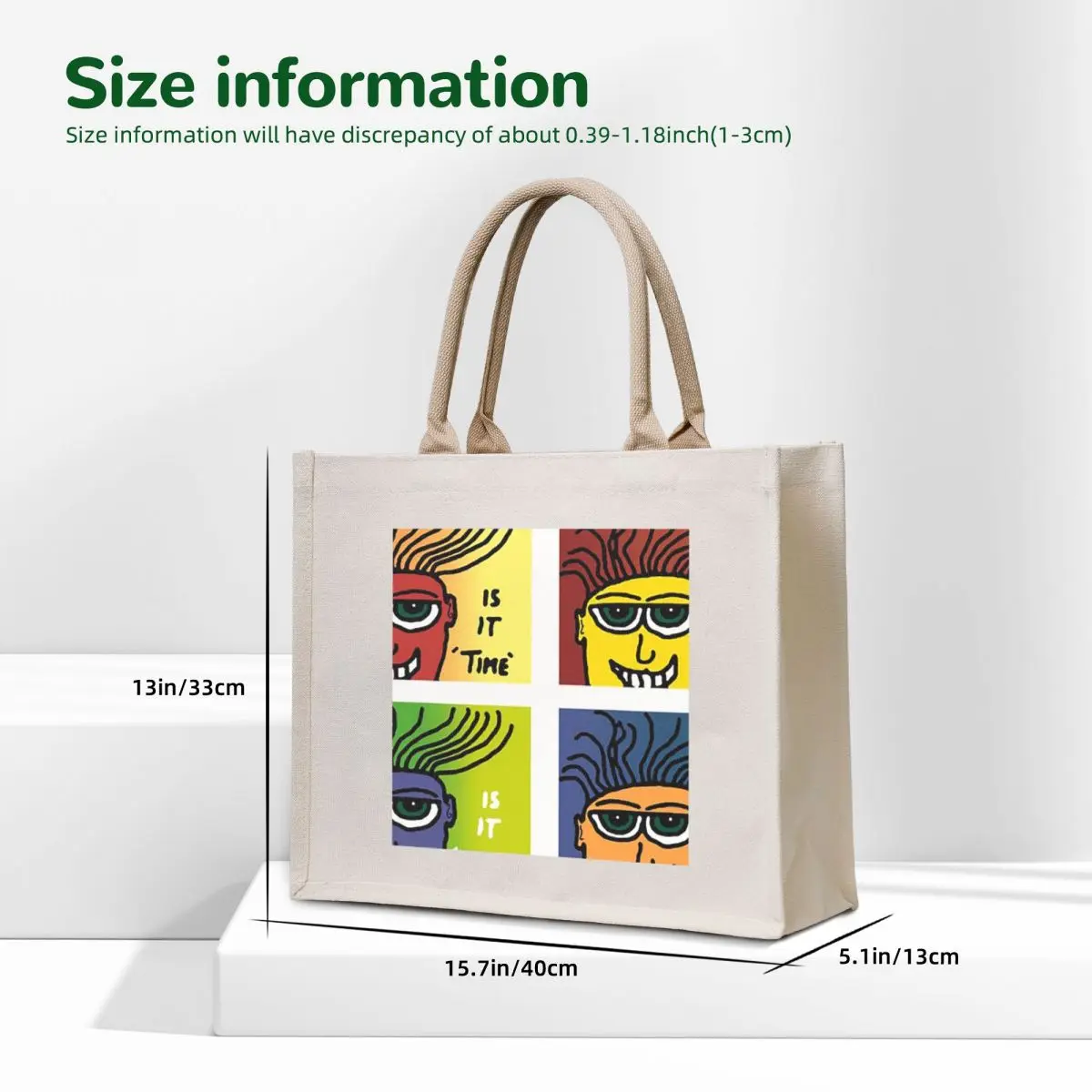 Ringo Starr is it time artwork Tote Bag hand bags shopping bag logo bags for women