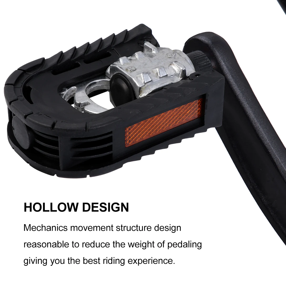 

2 Pcs Folding Pedals Mountain Bike Metal Lightweight Accessories Aluminum Alloy Anti-skid Design