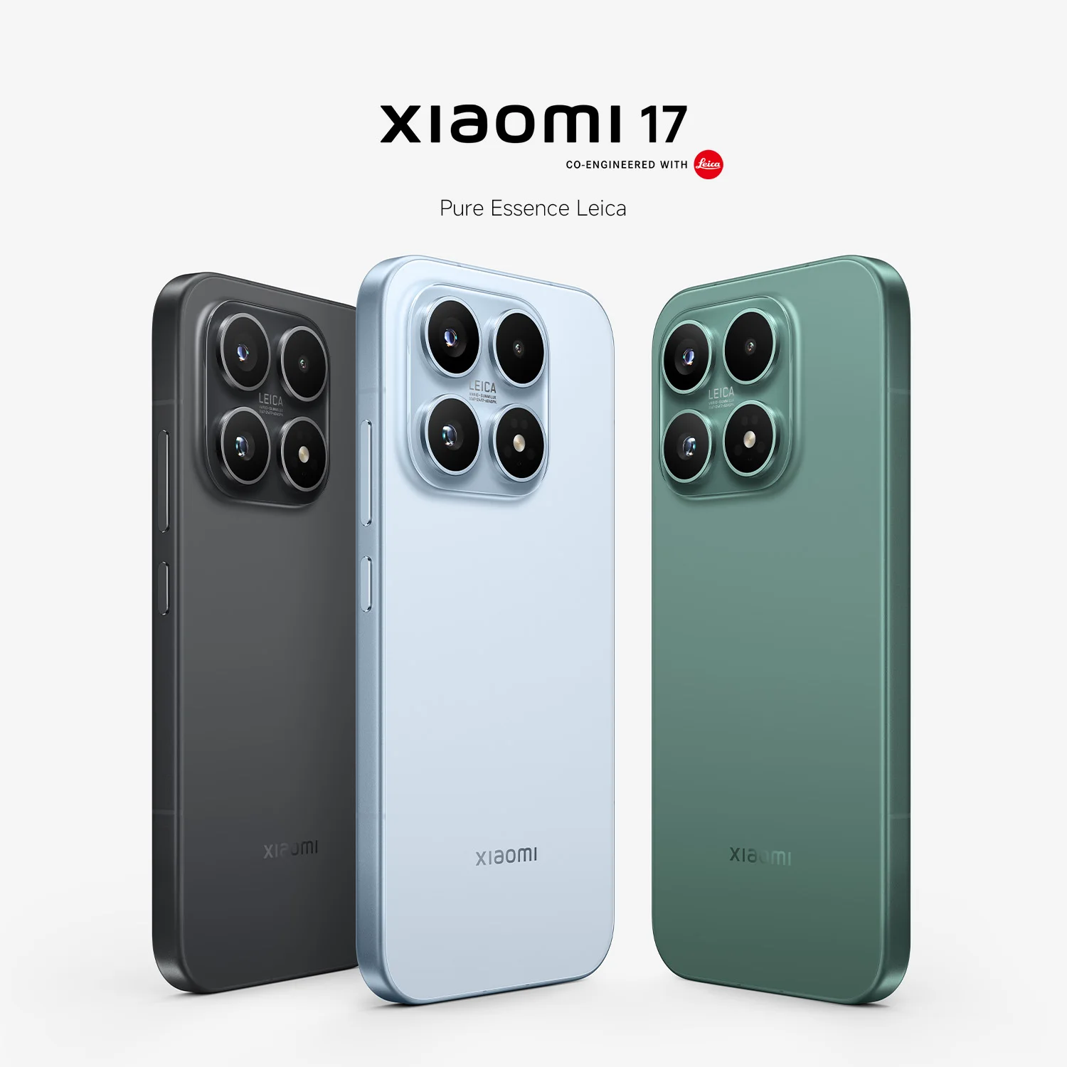 Xiaomi France | Xiaomi 17,Optique Leica Summilux,Batterie Xiaomi Surge 6 330 mAh (typ),Processeur Snapdragon® 8 Elite Gen 5