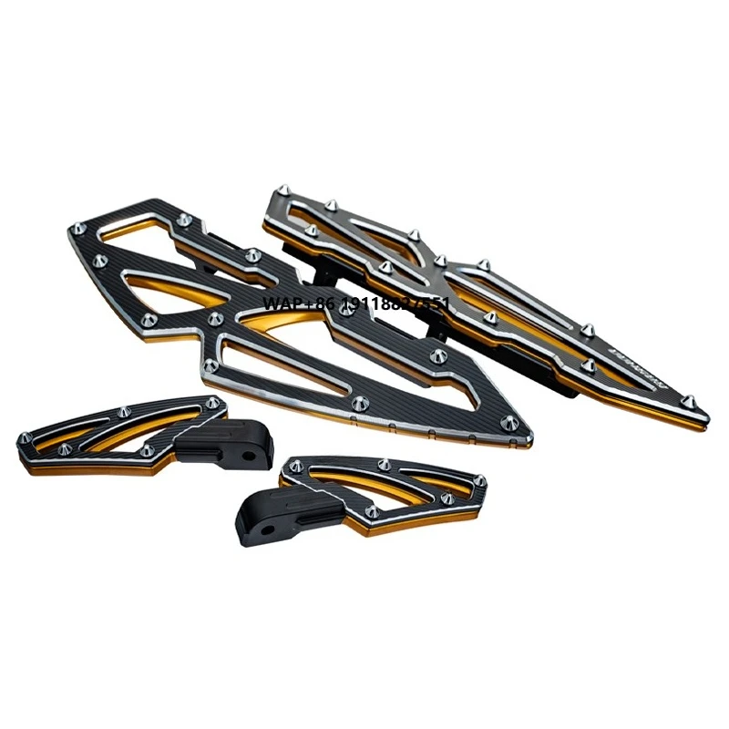 

Motorcycle Accessories Rider/Passenger Foot Board Aluminum New Retrofit/Upgrade Fit Touring FL Softail Pedal Plate