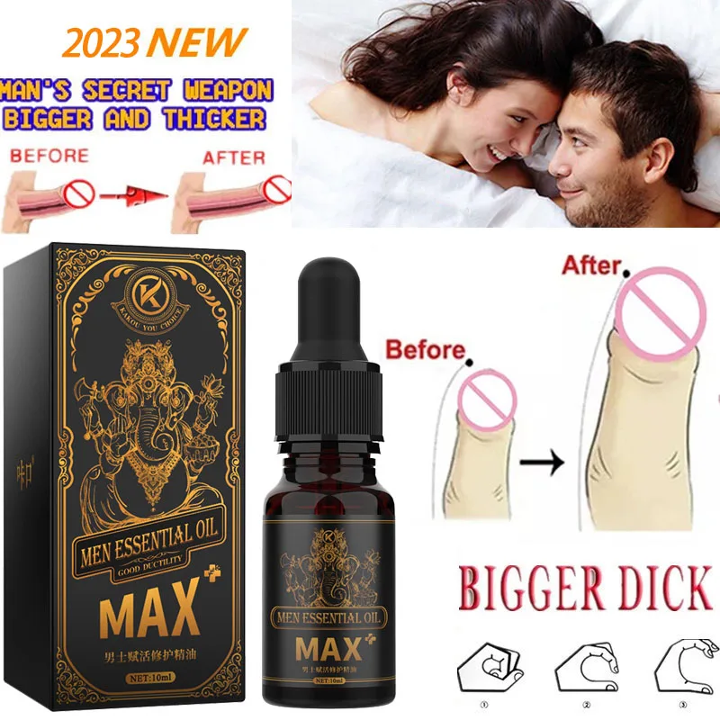 Man Penis Enlargement Oil Thickening Increase Growth Gel Male Big Dick stronger Erection Massag Essential Oils Sex Adut Products