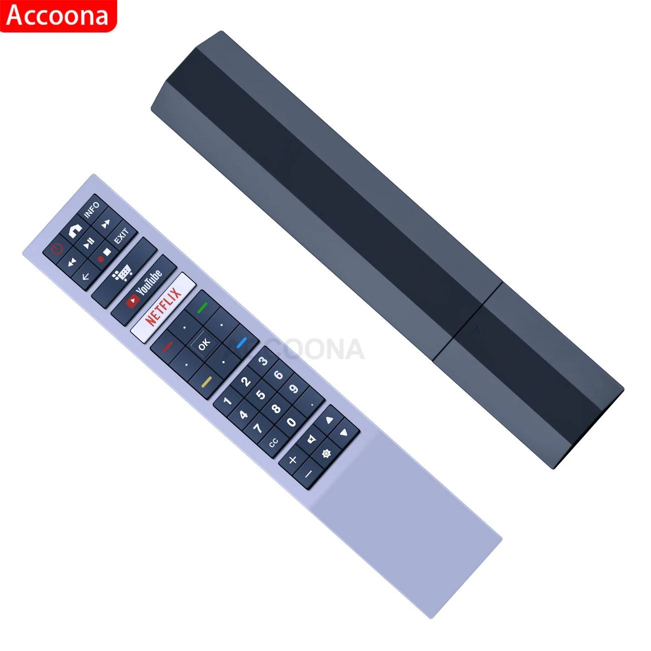 ريموت كنترول rc4183901, 398gr10beacn003ph, 32s5295, 43s5295, للتلفاز الذكي, تلفاز led, مع اليوتيوب وnetflix